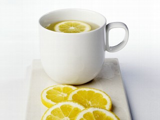 Lemon and water